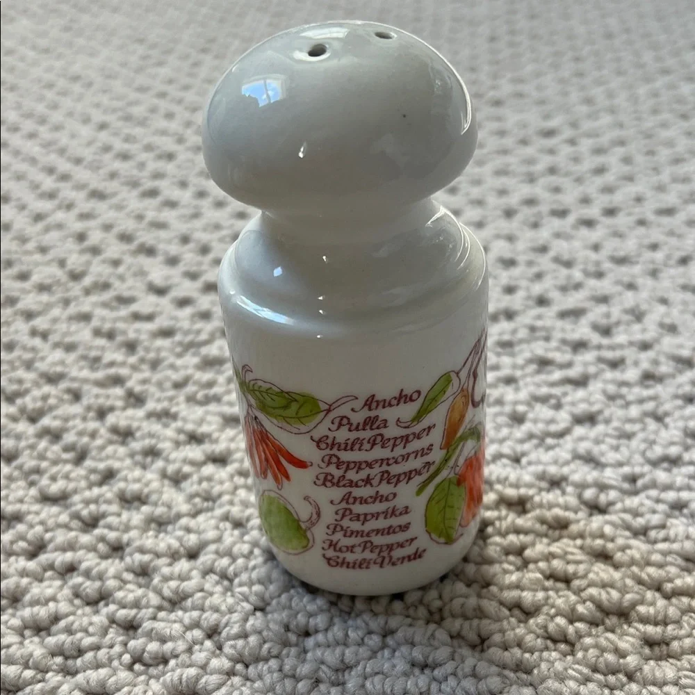 Ceramic Avon 1980 Salt and Pepper Shaker Set